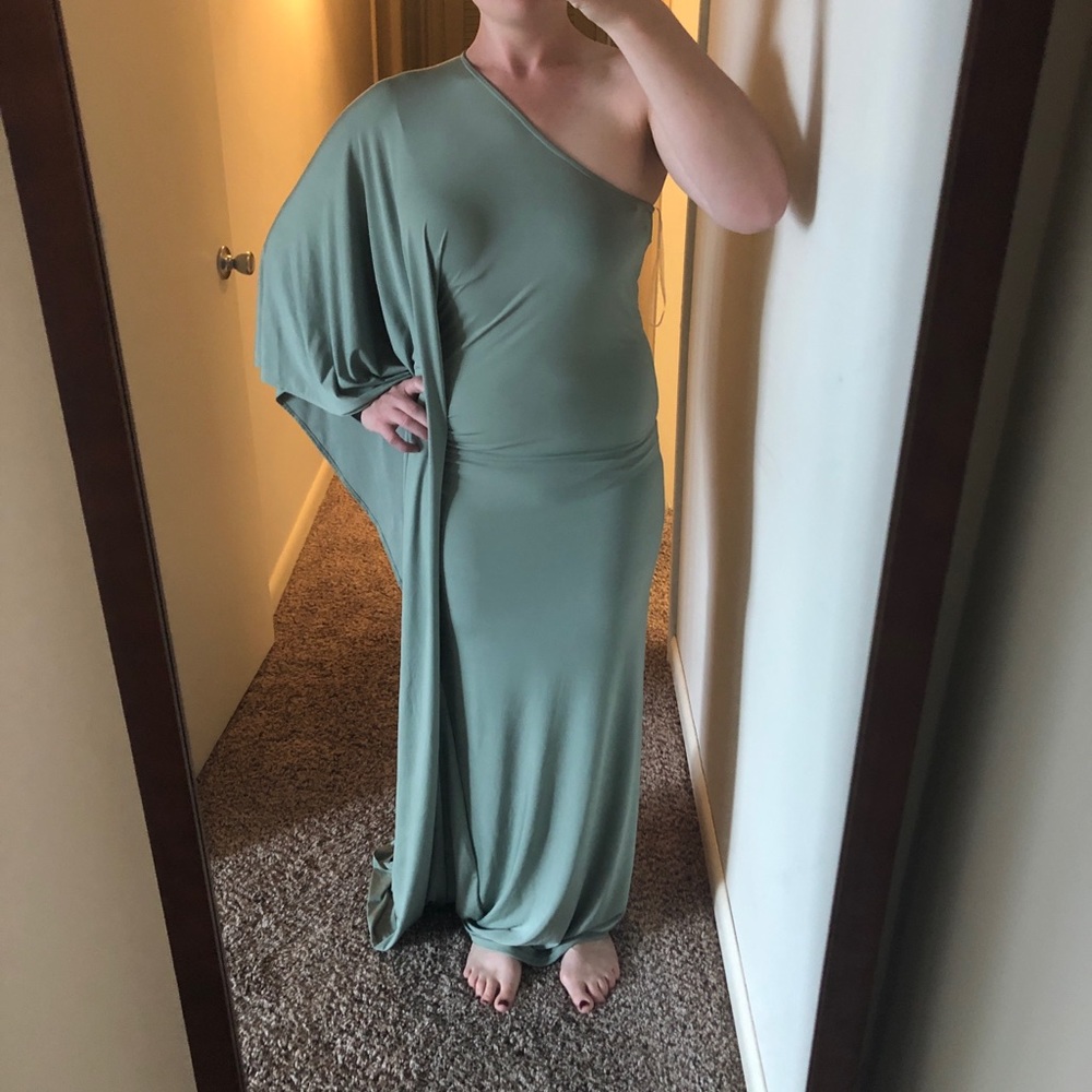 Ripley Rader Sage Throwback Gown